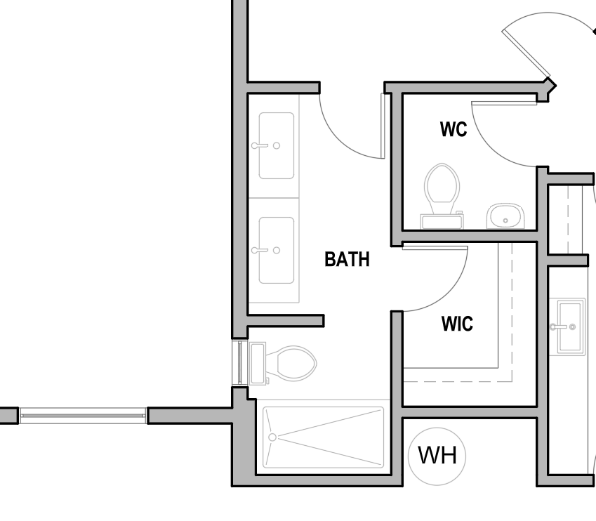 zoomed in of floor plan